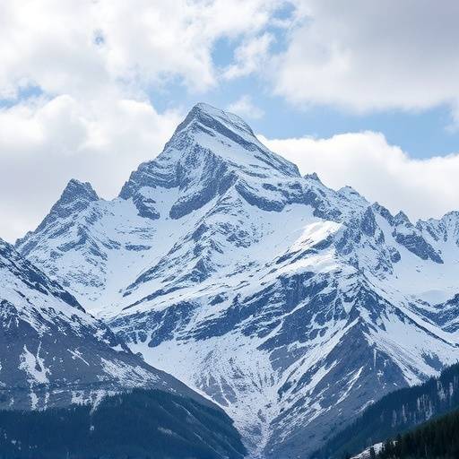 Cover eines Buches mit dem Titel 'Der Echo der Berge', das eine verschneite Bergkette zeigt.